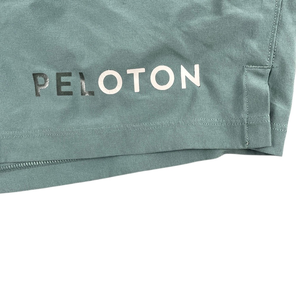 Lululemon Shorts Mens L Olive Green‎ Elastic Waistband Peloton Athletic Training - Picture 3 of 13